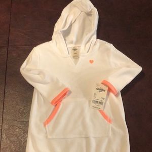 3/$24 White terrycloth beach cover NWOT